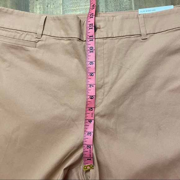 Loft curvy high rise slim wide leg Pant size 18 - Picture 13 of 16